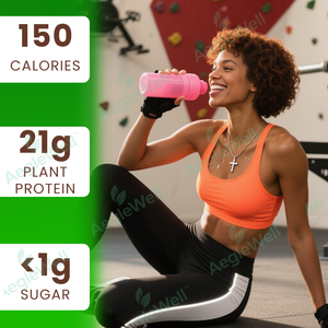 Aeglewell Premium organik <span class=keywords><strong>Protein</strong></span> tozu | Gdo olmayan, glutensiz ve süt içermeyen, egzersiz ve günlük beslenme, çikolata aroması - Product Image 5