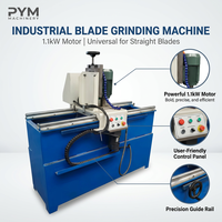 Machine à aiguiser les couteaux industriels 1,1 kW, aiguiseur de lames polyvalent pour couteaux droits