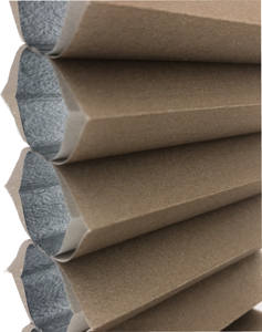 ستائر مطوية من الورق ذات ثنايا بيضاء, ستائر حرارية ذات ثنايا على شكل قرص العسل - Product Image 6