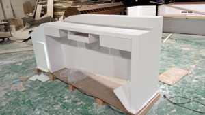 Benutzer definierte Broadcast <span class=keywords><strong>Desk</strong></span>-Groß bestellungen, profession eller <span class=keywords><strong>Studio</strong></span>-Anker tisch mit Kabel management mit LED-Bildschirm - Product Image 6