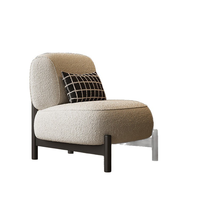 Fauteuil d'appoint moderne et luxueux, confortable, pour la maison, la chambre, la salle à manger, le salon, l'appartement