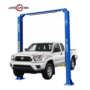 Jintuo 4.5T 1000lbs auto hoist 2 poles vehicle elevator gantry two post hydraulic car lift with manual lock release