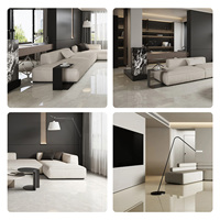 Carreaux de sol en marbre ultra-blanc brillant et lumineux, style moderne simple, 750x1500, villa, antidérapants, grand format, 10 mm d'épaisseur, carreaux en céramique