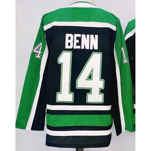 Camiseta de Hockey 2026 # 14 Jamie Benn # 21 Uniforme de hockey sobre hielo personalizado de Jason Robertson Verde Negro Verde neón - Product Image 6