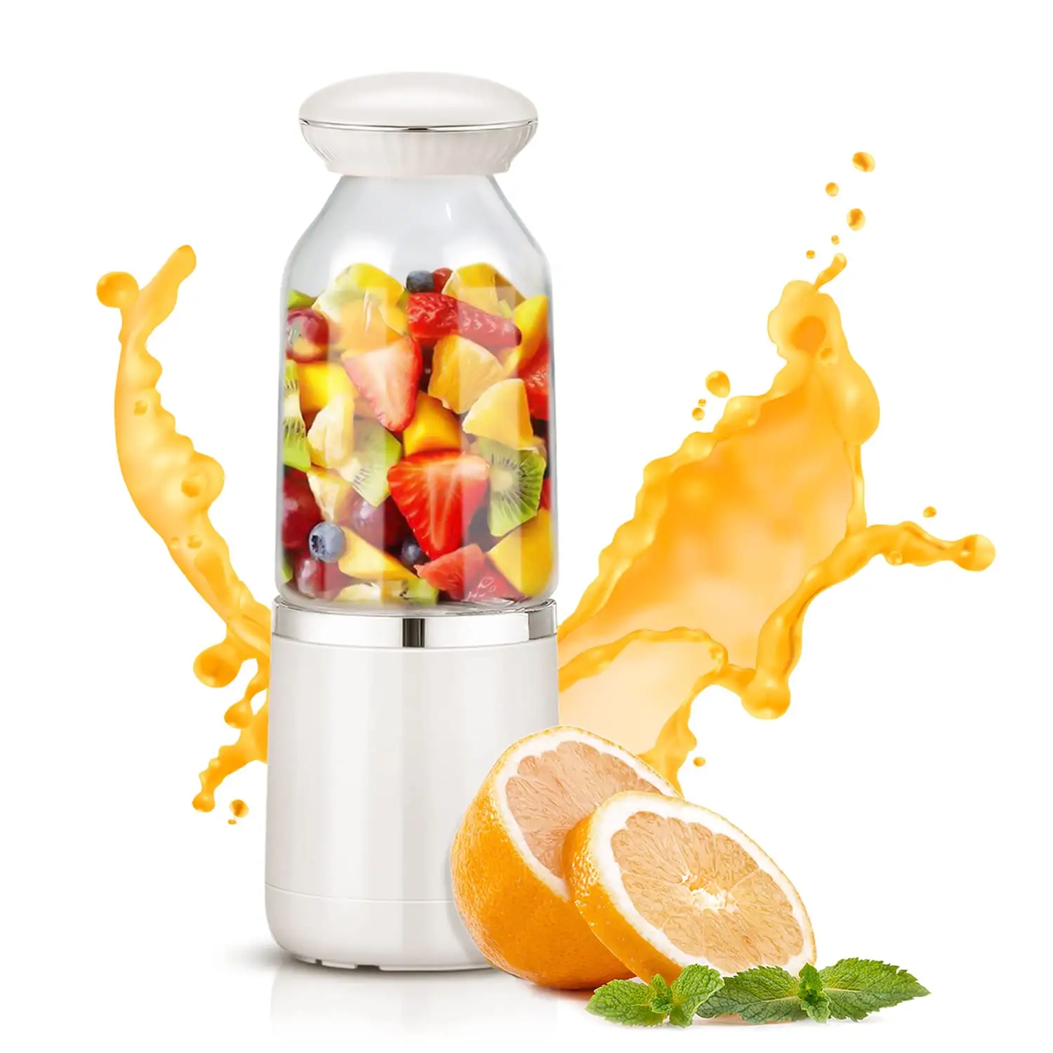 Manual metal fruit juicer citrus lemon squeezer rechargeable and portable easy to clean blender juicer electric blender