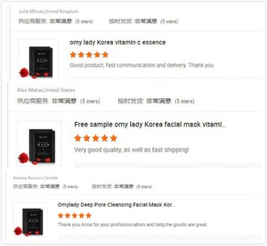 Productos de belleza para mujeres MOQ bajo Omy Lady Mascarilla facial Hoja de algodón Mascarillas de limpieza profunda mascarilla facial - Product Image 2