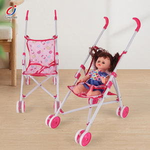 Chengji Bestseller Kinder-Rollenspielzeug 10 Zoll Puppenwagen Günstiger Klappbarer Lieblicher Babypuppen-Kinderwagen Spielzeug - Product Image 2