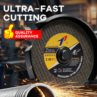 Disque de coupe en oxyde d'aluminium de 7 pouces de qualité supérieure pour acier et fer cornière, vente directe usine, prix abordable