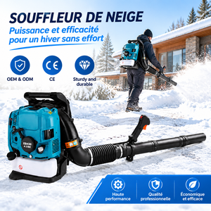 Soplador de nieve y hojas de alta potencia y bajo consumo de combustible, soplador de hojas de mochila, gasolina, 4 tiempos, 75.6CC - Product Image 1