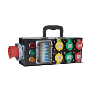 Boîtier de distribution d'alimentation électrique 3 phases pour scène, 6 ou 12 voies, pour éclairage LED et sonorisation en direct - Product Image 3