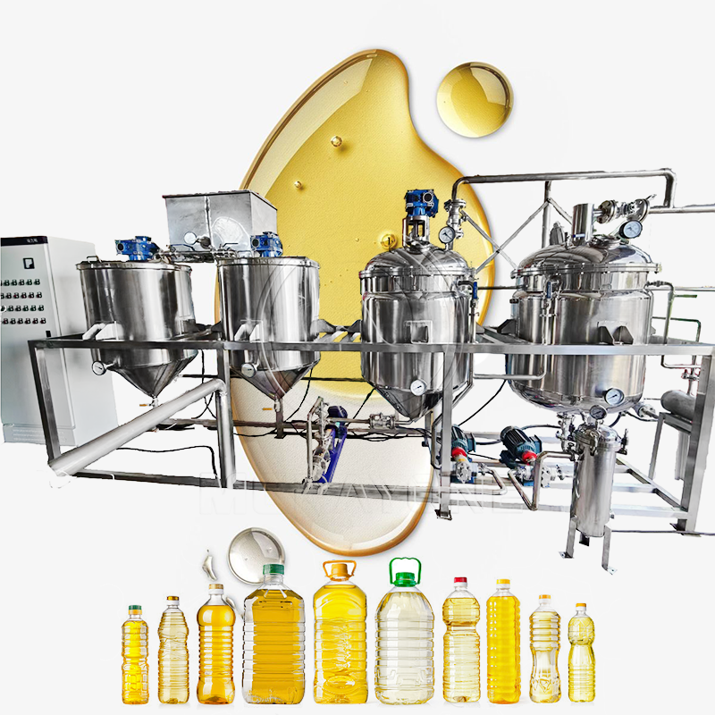 Automatic Mini Edible Oil Refinery Machine