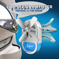 Diffuseur de parfum de luxe en verre pour voiture, nouveau design, fixation sur grille d'aération, parfum naturel longue durée, éliminateur d'odeurs, pour voiture de luxe