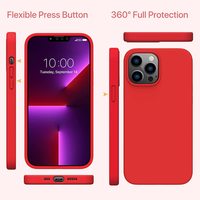 Coque de téléphone en silicone liquide pour iPhone 15 14 13 12 Mini Pro Max XS XR 7 8 6S Plus 11 Couverture arrière complète