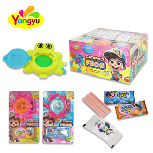 Vente en gros de jouets de tir à la catapulte de grenouille de dessin animé halal, soucoupe volante avec <span class=keywords><strong>bonbons</strong></span> pour enfants - Product Image 1