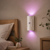 Lampe murale LED en acrylique pour ambiance romantique et gaming, 16 couleurs, télécommande/sensorielle, intensité réglable, alimentation USB/piles
