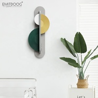 Transmetteur laser — peinture artistique CNC, affiche artistique 3D en demi-cercle à suspendre pour inde, couleur supérieure, fait en MDF