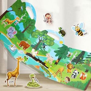 Kids Birthday Gifts Ocean <b>Animals</b> Dinosaur Space Activity Reusable Sticker Books for Toddlers 2-4 Years - Product Image 3