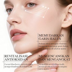 KORMESIC Masque Gel Contour des Yeux au Collagène et Myrtille Certifié Bpom 7g, Hydratant Anti-rides aux Extraits de Fruits pour Peaux Normales - Product Image 4