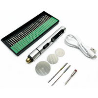 Stylo de gravure électrique avec 38 accessoires USB chargeant la rectifieuse rotative portative sans fil de bricolage pour la gravure de bijoux E109