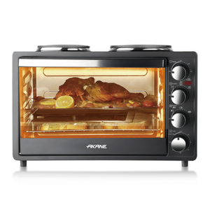 <span class=keywords><strong>Horno</strong></span> <span class=keywords><strong>El</strong></span>éctrico AKANE de 1500W y 30L de Gran Capacidad con Niveles de Calentamiento Ajustables, Temporizador Gratuito y Puerta de Vidrio para Uso Doméstico - Product Image 2