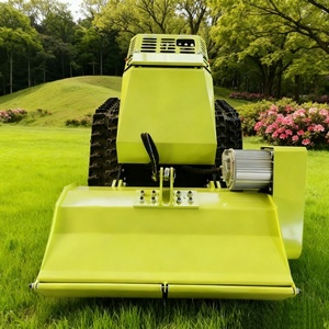 Cortacésped de Giro Cero con Orugas y Control Remoto, Cortadora de Arbustos, Desbrozadora de Jardín y Cortadora de Terrenos Baldíos 3000 Watts - Product Image 6