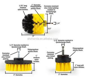 3-Piece Electric Drill Wheel Cleaning <strong>Brush</strong> Set Power Scrubber <strong>Brushes</strong> <strong>for</strong> <strong>Car</strong> <strong>Wash</strong> Use - Product Image 3
