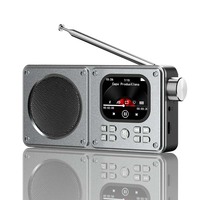 Lecteur de Radio FM Portable écran LCD affichage MP3 MP4 Radio extérieure sans fil BT haut-parleur lecteur de musique pour voyage Camping