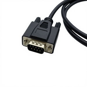 สายเคเบิล <span class=keywords><strong>RS232</strong></span> สำหรับถ่ายโอนข้อมูลที่เชื่อถือได้ 26AWG DB9 หัวต่อแบบ Male-Male สายเคเบิลแบบ Serial ทำจาก PVC ทองแดงปราศจากออกซิเจน สีดำ สำหรับอุปกรณ์ต่อพ่วงคอมพิวเตอร์ - Product Image 2