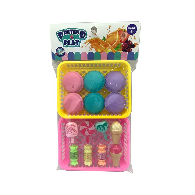 Kinder neue tragbare Candy Cake Toy Simulation Lebensmittel Küche Nachmittag Snack-Set