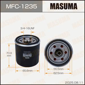 Filtre à huile MASUMA MFC-1235 pour voiture, Filtro De Aceite 15208-65F0A, filtre à huile pour Toyota Camry, Corolla - Product Image 2
