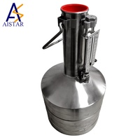 Prix le plus bas pour une jauge de mesure manuelle en acier inoxydable 304 de 20 L/5 gallons / Bidon de mesure Seraphine