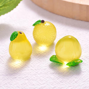 Fruits lumineux pastèque <span class=keywords><strong>fraise</strong></span> raisin en résine 3D, micro-paysage en résine DIY, terrarium, veilleuse, décoration de bureau miniature, ensemble cadeau - Product Image 4