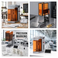 Máquina de Marcado Láser UV de 5W 355nm, Luz Fría, Grabado Interno en Cristal 3D, Sin Grietas, Punto de 0.03mm, de Escritorio