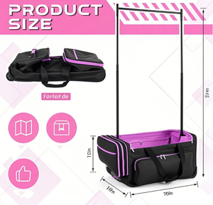 <span class=keywords><strong>Sac</strong></span> à vêtements pour costume de ballet de 28 pouces personnalisé de grande capacité de <span class=keywords><strong>voyage</strong></span> Porte-vêtements valise de danse Sacs à vêtements avec roue - Product Image 4