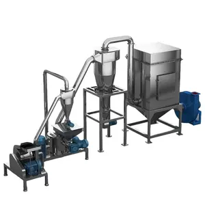 Eliminación de polvo de pulso ciclónico profesional comercial excelente calidad tipo martillo máquina de molino de martillo de refrigeración por agua para grano