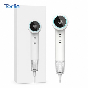 ไดร์เป่าผม Torlin High Speed 1500W สีขาว สำหรับร้านเสริมสวย พร้อมหน้าจอ LCD ความเร็ว 110,000 รอบต่อนาที ปรับแต่งสีโลโก้ได้ ไดร์เป่าผมระดับมืออาชีพ - Product Image 1