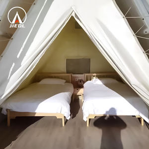 Estilo de camping de lujo para tienda al aire libre Tienda de campaña triangular impermeable de PVC para Camping Travel Resort - Product Image 2