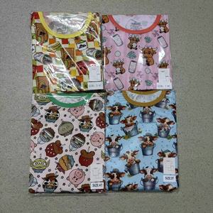 Vêtements pour tout-petits en bambou prêts à être expédiés, pyjamas en bambou à imprimé de personnages, pyjamas de Noël pour bébés en bambou - Product Image 3