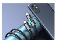 Cable de Datos USB de Plástico, Duradero, Hermoso, Único, Portátil, Estándar, de Carga Rápida, para Teléfonos Móviles Android, de Techancy
