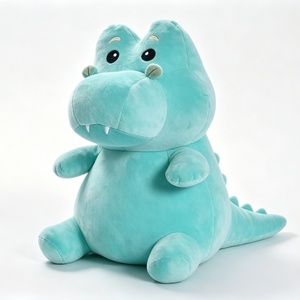 Peluche de hipopótamo personalizado, lindo peluche de hipopótamo, peluche de hipopótamo azul, juguete de hipopótamo sentado - Product Image 6