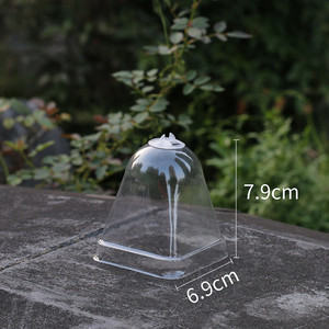 Gran oferta, suministros de jardín, maceta de plástico para vivero, maceta cuadrada para plántulas con tapas de cúpula de plástico transparente - Product Image 3