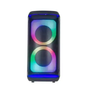 T New Arrival Custom Logo BT Double 6.5 Inch Outdoor Wireless Sound Partybox Disco Portable Party Speaker