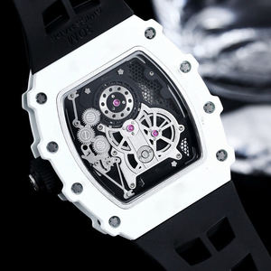 Reloj de Pulsera Mecánico de Fibra de Carbono de 48 mm para Hombre, de Calidad de Relojería de Lujo de Primera Clase - Product Image 6