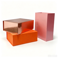 Boîte cadeau rigide de luxe, idéale pour les cadeaux de Noël ou les cadeaux d'entreprise, personnalisable en plusieurs couleurs et permettant d'imprimer un logo.