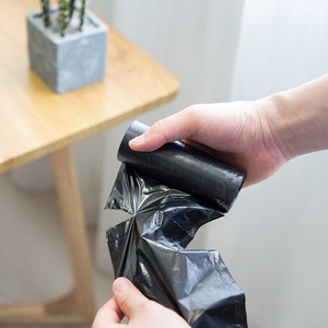 Deli Thickened Trash Bags 40x45cm L Size Perforated Household Office Use Multipurpose Polyethylene - Product Image 3