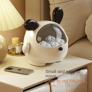 Công Suất Lớn Dễ Thương Máy Tính Để Bàn Thùng Rác Có Thể Nắp Mini Đa-Chức Năng Lưu Trữ Hộp Cho Hộ Gia Đình Sử Dụng Cao Cấp Văn Phòng Chất Thải Thùng - Product Image 1