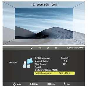Máy Chiếu Mini 1080P Máy Chiếu Màn Hình Nhỏ Giá Rẻ Full Hd Thông Minh Tiện Dụng Bền Chắc Cho Gia Đình Rạp Hát Tại Nhà - Product Image 5