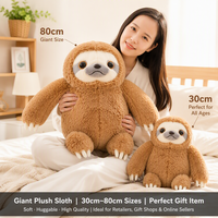 Grande Peluche Paresseux Géante, Animal en Peluche Doux et Moelleux, Coussin à Câliner, Décoration d'Intérieur, Vente en Gros
