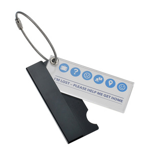 Nouvelle étiquette de <span class=keywords><strong>bagage</strong></span> haut de gamme résistante <span class=keywords><strong>à</strong></span> l'usure, étiquette de <span class=keywords><strong>bagage</strong></span> d'<span class=keywords><strong>avion</strong></span>, promotion publicitaire, LOGO imprimable, carte d'embarquement - Product Image 3