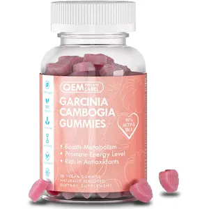 Toptan beslenme Garcinia Fat gia Gummies yağ yakma iştah bastırıcı Gummies temizlik ve detoks kilo kaybı sakızlı